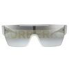 Burberry BE 4291 3007/H White Plastic Rectangle Sunglasses 